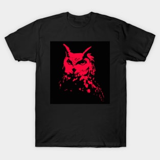 Red Owl Head T-Shirt